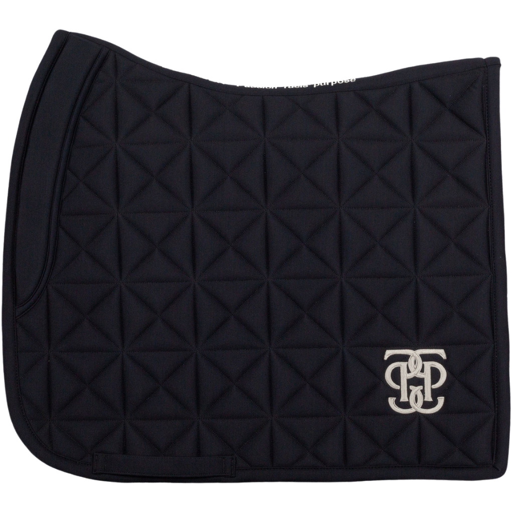 2025 PS Of Sweden Diamond Quilt Dressage Saddle Pad 1110-115-990 - Black